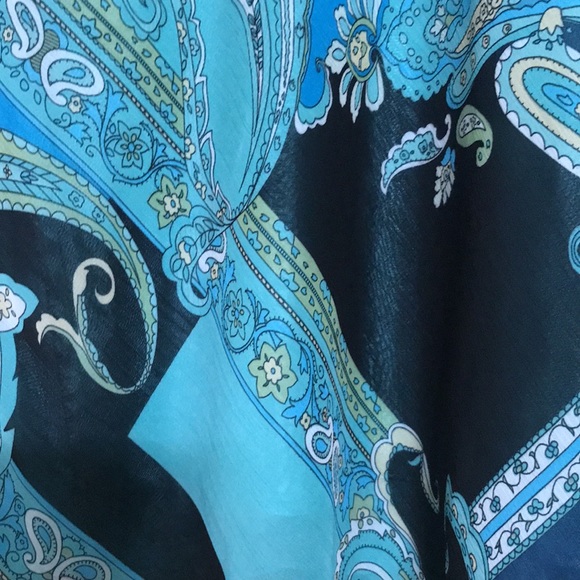 Draper's and Damon's Petites Blue Sleeveless top - Picture 4 of 6